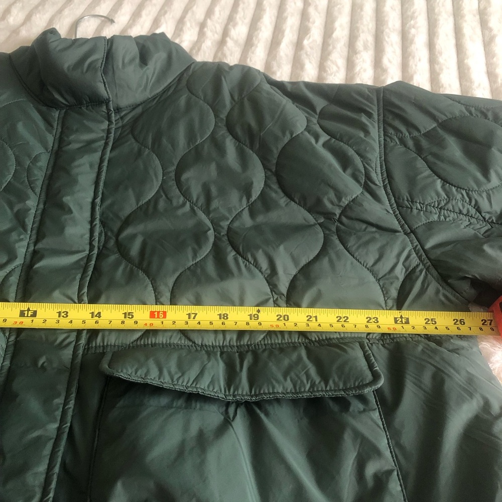 🦚Women's Green Puffer Packable Jacket NWOT - Picture 13 of 13